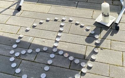 Innegehalten im Gedenken an die betroffenen Menschen