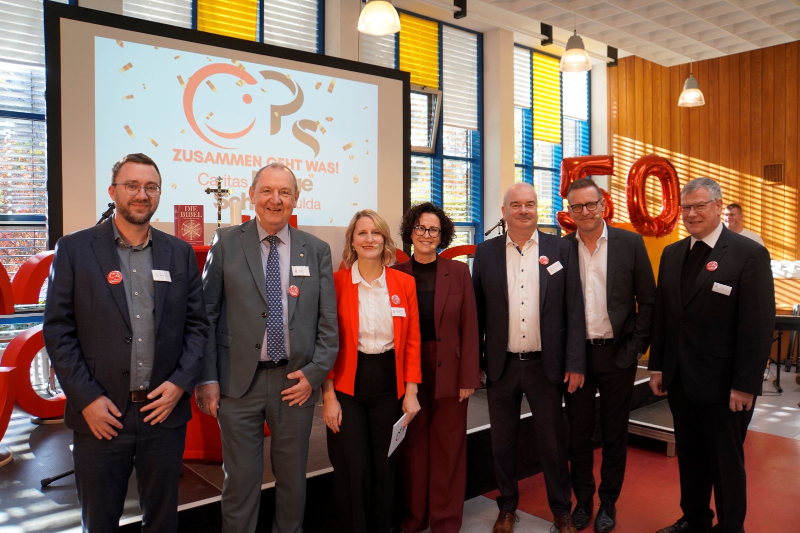 Das Caritas-Team freut sich auf die Feierlichkeiten